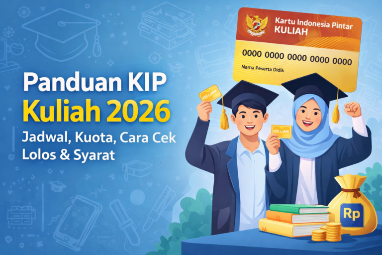 KIP Kuliah 2026 jadwal pendaftaran kuota dan cara cek lolos