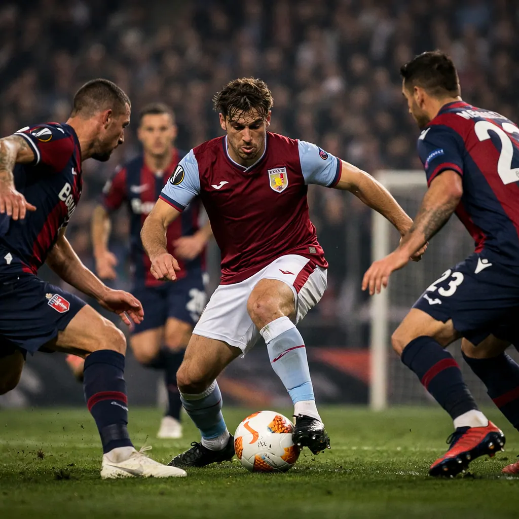 performa pemain Aston Villa vs Bologna liga europa dalam momen penentu serangan